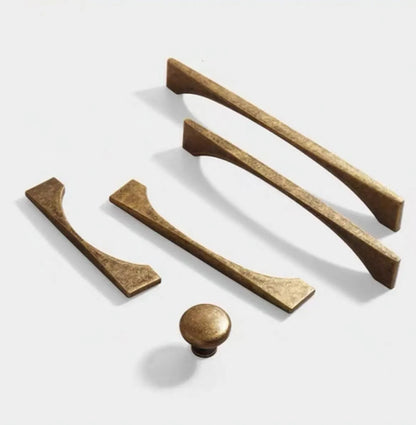 Antique Bronze Cabinet Handles - Farmhouse - 3.75" to 7.5"