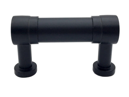 2 inch Black Dresser Drawer Pull Cabinet Handles 50 mm Lynns Hardware