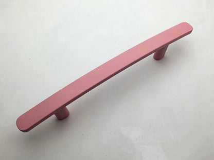 3" 3.75" 5" Colorful Drawer Pulls, Cabinet Bar Handles, Pink Red Orange Blue Green Yellow White Black