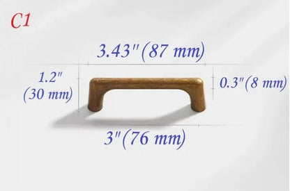 3 Inch Distressed Bronze Drawer Pulls Cabinet Handles 76 mm MCM Lynns Hardware