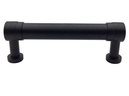 3.75 In Black Cabinet Pulls Drawer Handle 96 mm 3-3/4 Inch Lynns Hardware