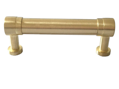 3.75 In Gold Cabinet Pulls Drawer Handles 96 mm 3-3/4 Inch Lynns Hardware


