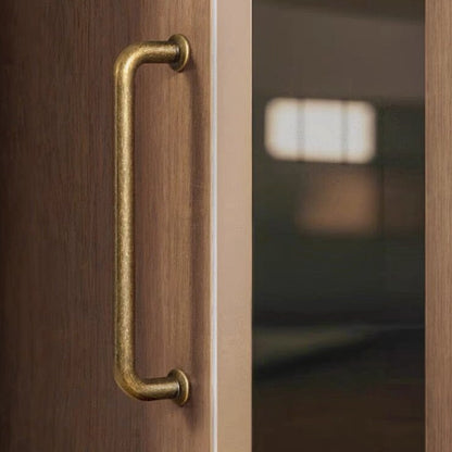 Cabinet D Pull, Antique Bronze, Drawer Bar Handle, Rustic Kitchen Hardware