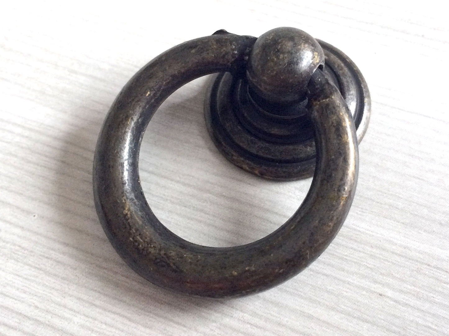 Dark Antique Bronze Ring Knobs