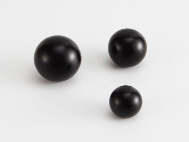 Ball Brass Knobs, Cabinet Drawer Pulls, Brushed Gold, Matte Black, Brushed Nickel