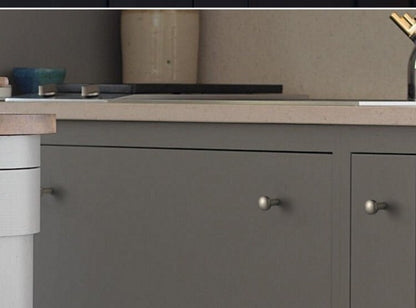 0.75" Dia Small Cabinet Knob, Tiny Drawer Pull - 6 Finishes