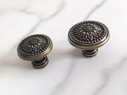 3" 3.75" Vintage Style Drop Bail Drawer Pulls, Antique Bronze, 76 96 mm Centers