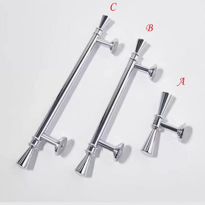 Brass Cabinet Bar Handles, T-shaped Drawer Pull, Kitchen Hardware