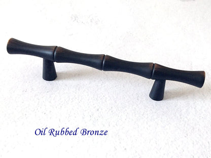 3 Inch Bamboo Drawer Pulls Oil Rubbed Bronze