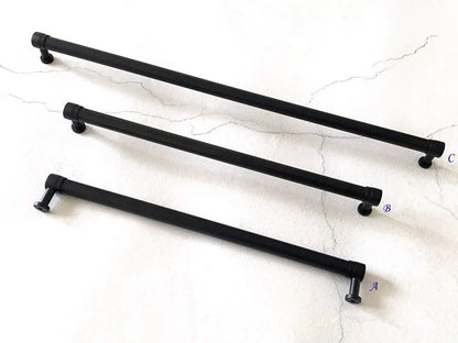 12" 12.5" 18" Centers Appliance Handle, Large Cabinet Pull, Gold Nickel Black