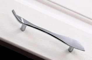 3" Cutlery Kitchen Cabinet Door Handle, Spoon Fork Knife, Antique Bronze Silver