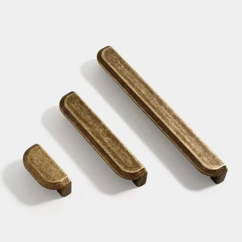 1.25" 3.75" 6.25" Antique Bronze Cabinet Pull - Retro Rustic Style