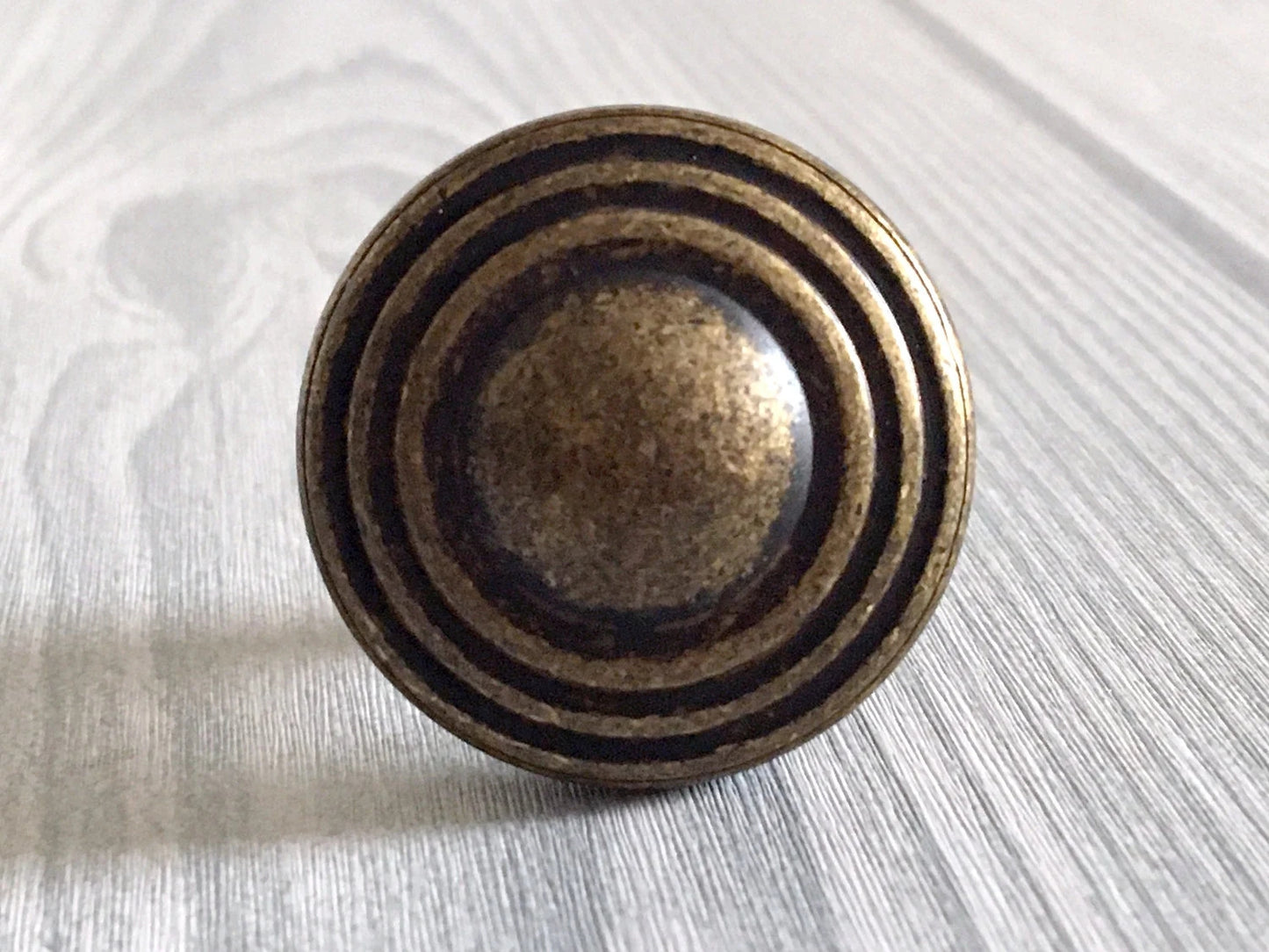 4" Antique Bronze Swing Bail Handle, Cabinet Knob & Drop Ring Pull