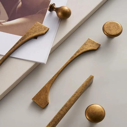 Antique Bronze Cabinet Handles - Farmhouse - 3.75" to 7.5"