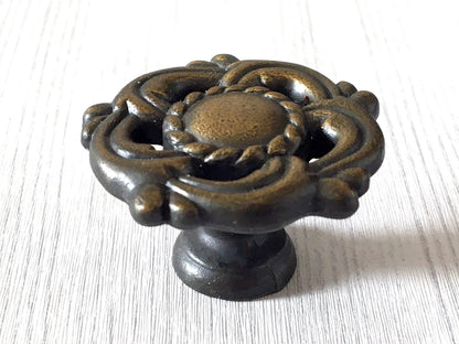 3.25" Drawer Pulls Handles Dresser Pull Vanity Handle, Antique Gold Brass