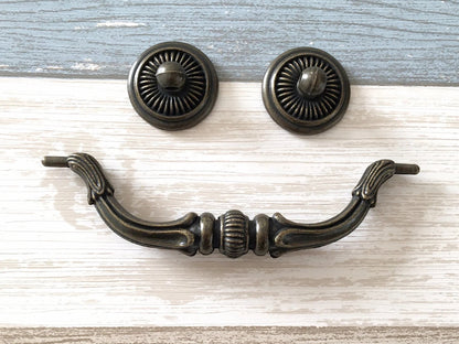 4-3/4 Inches Drop Bail Cabinet Pulls Drawer Handles Lynns Hardware 4.75 Inch Centers
