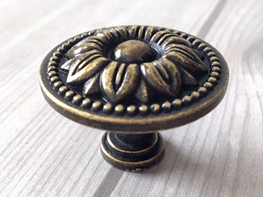 4 Inch Drawer Pulls Drop Handle Antique Bronze Vintage Style Lynns Hardware