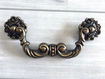 4-1/2 inches Bail Drawer Pulls Antique bronze
