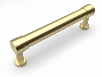 4.75 Inch Gold Dresser Drawer Pulls Cabinet Handles Lynns Hardware 4-3/4 Inches 121 mm