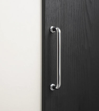 Polished Chrome Cupboard D Handle | Minimalist Cabinet Pull - 96 128 192 mm