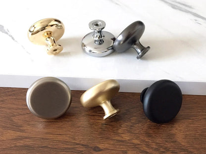 Cabinet Knobs, Drawer Pulls, Gold Chrome Nickel Bronze Black Gray, Kitchen Hardware