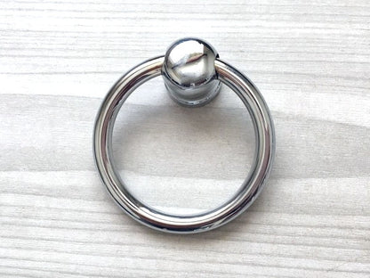 Polished Chrome Drop Ring Drawer Pulls - LynnsHardware