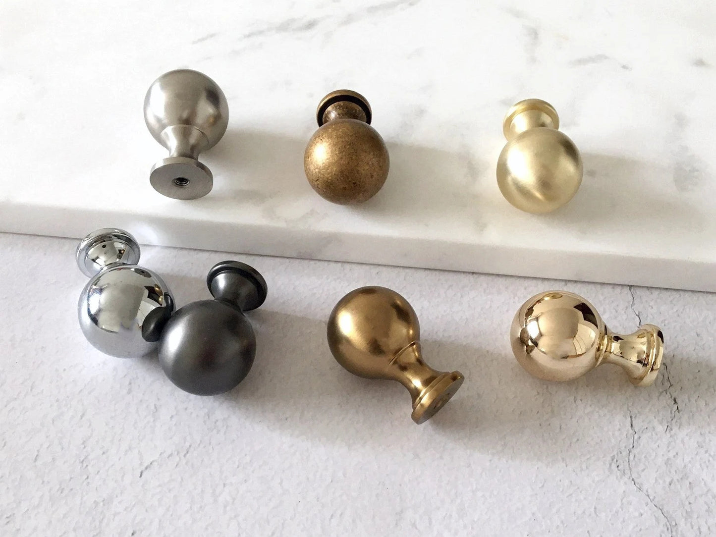 Classic Round Cabinet Knobs - 7 Finishes