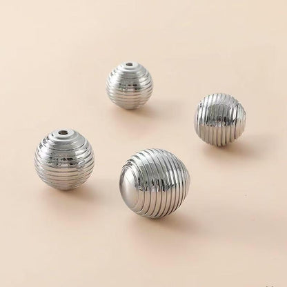 Ball Cabinet Knob, Solid Brass, Polished Chrome Drawer Pull, Kitchen Hardware