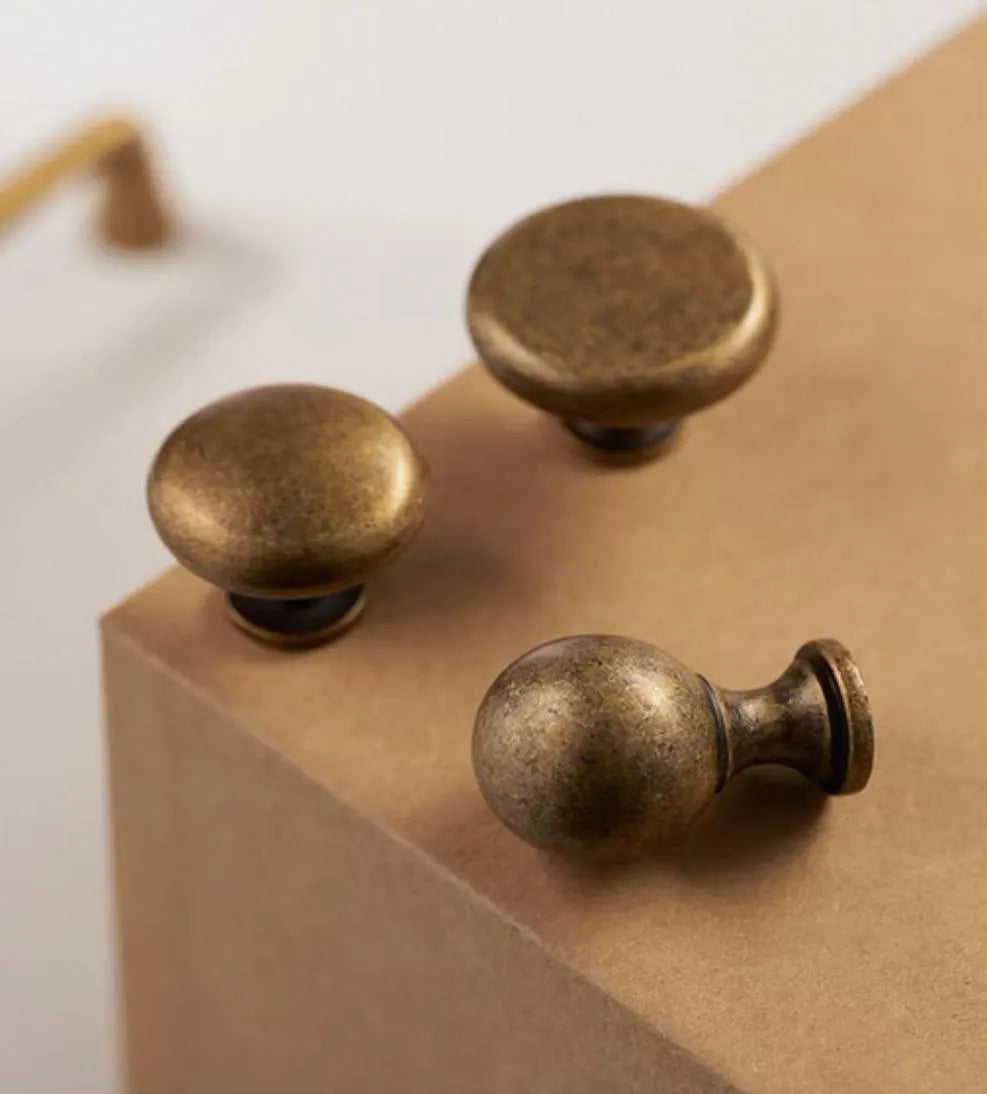 Antique Bronze Cabinet Handles - Farmhouse - 3.75" to 7.5"