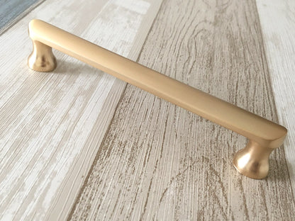 5 Inch Gold Dresser Drawer Pulls Cabinet Handles Lynns Hardware 128 mm