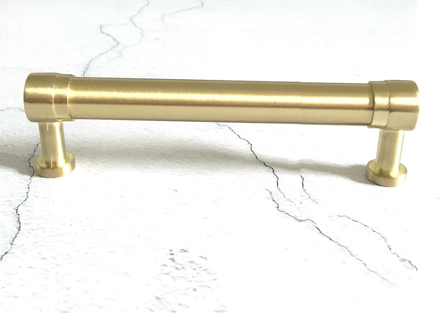 5.25 Inch Gold Drawer Pull Cabinet Handles Lynns Hardware 5-1/4 Inches