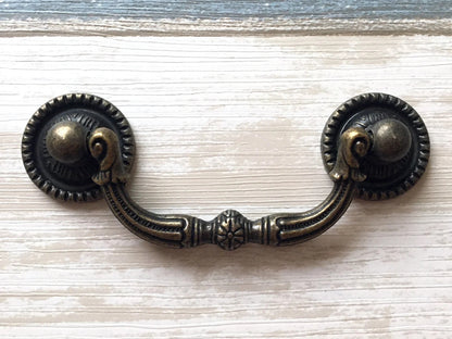 3" Bail Pull Antique Bronze Vintage Style Lynns Hardware