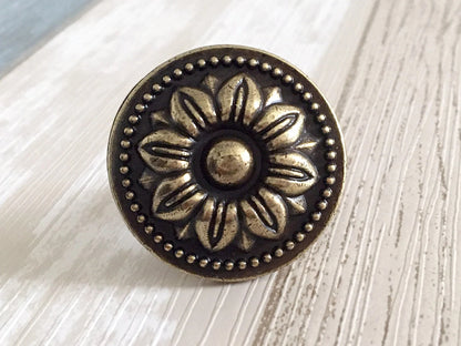 5,75" Schubladengriffe Tropfengriff Antik Bronze Vintage Stil 5-3/4 Zoll Zentren