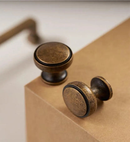 Antique Bronze Cabinet Handles - Farmhouse - 3.75" to 7.5"