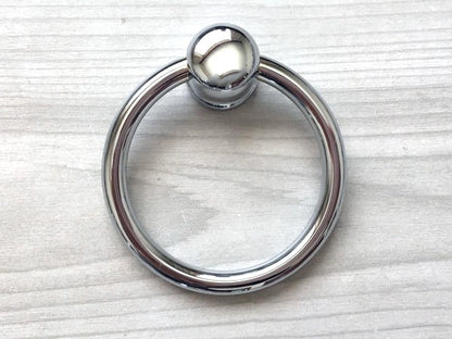 Polished Chrome Drop Ring Drawer Pulls - LynnsHardware