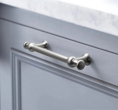 Nickel Cabinet Bar Pull, Modern Kitchen Hardware, Wardrobe Door Handle