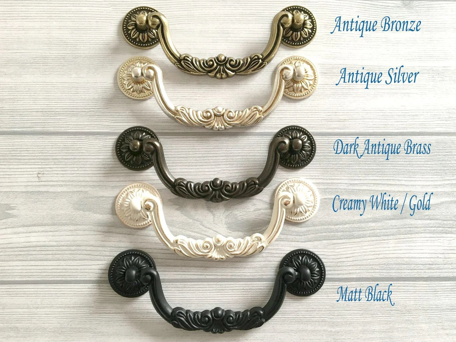 5 Inch Bail Drawer Pulls vintage Style