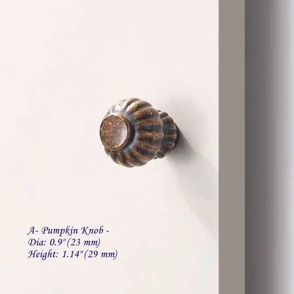 3.75" 5" 7.5" Antique Brass Cabinet Pulls, Mid Century MCM Kitchen Hardware