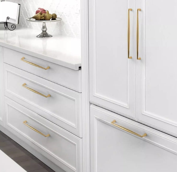 Polished Brass Cabinet Pulls - 3.75" to 12.5" - LynnsHardware