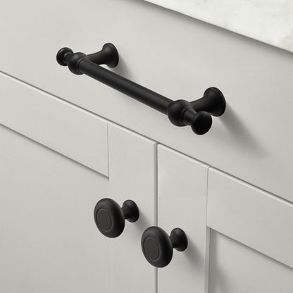 Black Cabinet Pull, Modern Kitchen Hardware, Wardrobe Door Handle