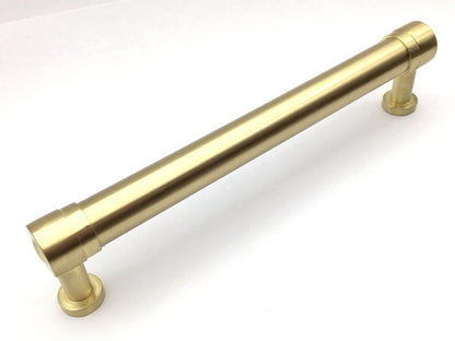 6 Inch Gold Dresser Drawer Pull Cabinet Handles Lynns Hardware 152 mm