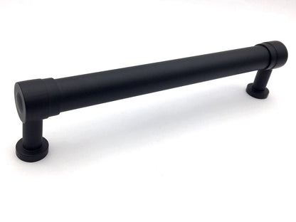 6.25 Inch Drawer Handles Cabinet Pulls Matte Black 6-1/4 Inches 160 mm