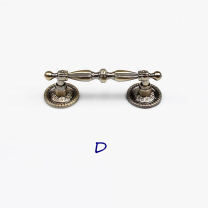 2.5" 3.75" 5" Drawer Pulls, Single Drop Knob, Swing Bail Handle, Antique Bronze