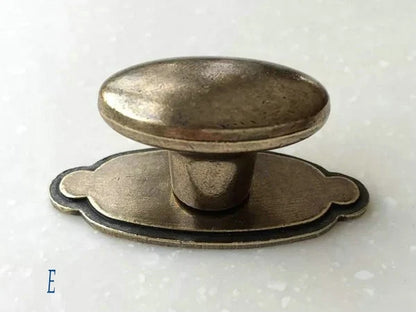 Vintage Style Drawer Pull, Ring Cabinet Knob, Antique Bronze, Rustic Hardware