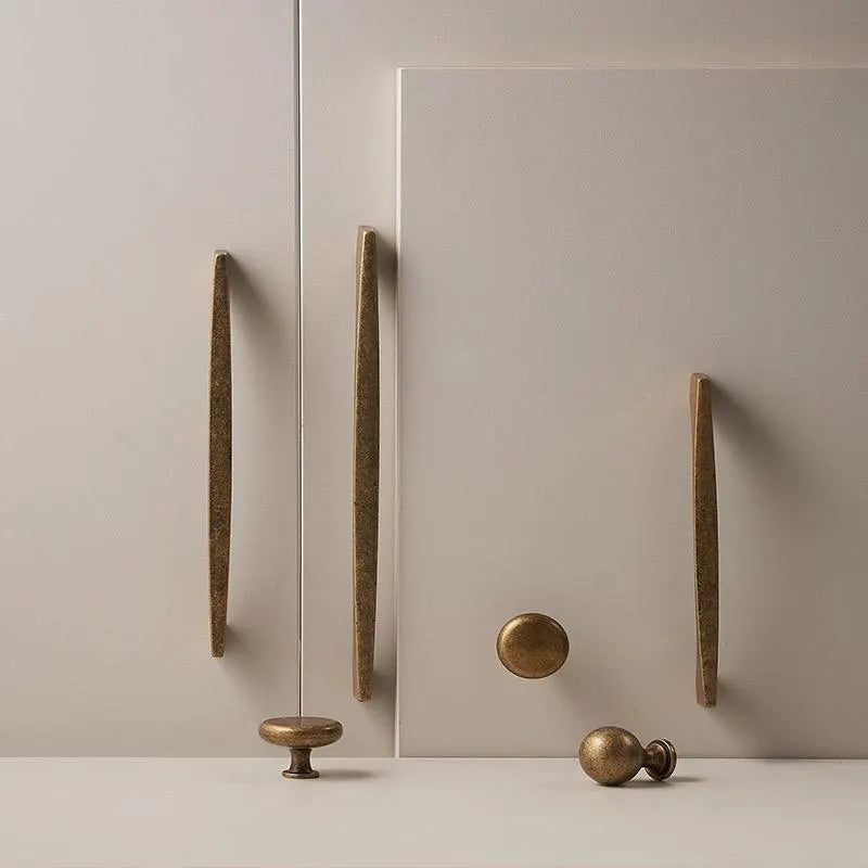 Antique Bronze Cabinet Handles - Farmhouse - 3.75" to 7.5"