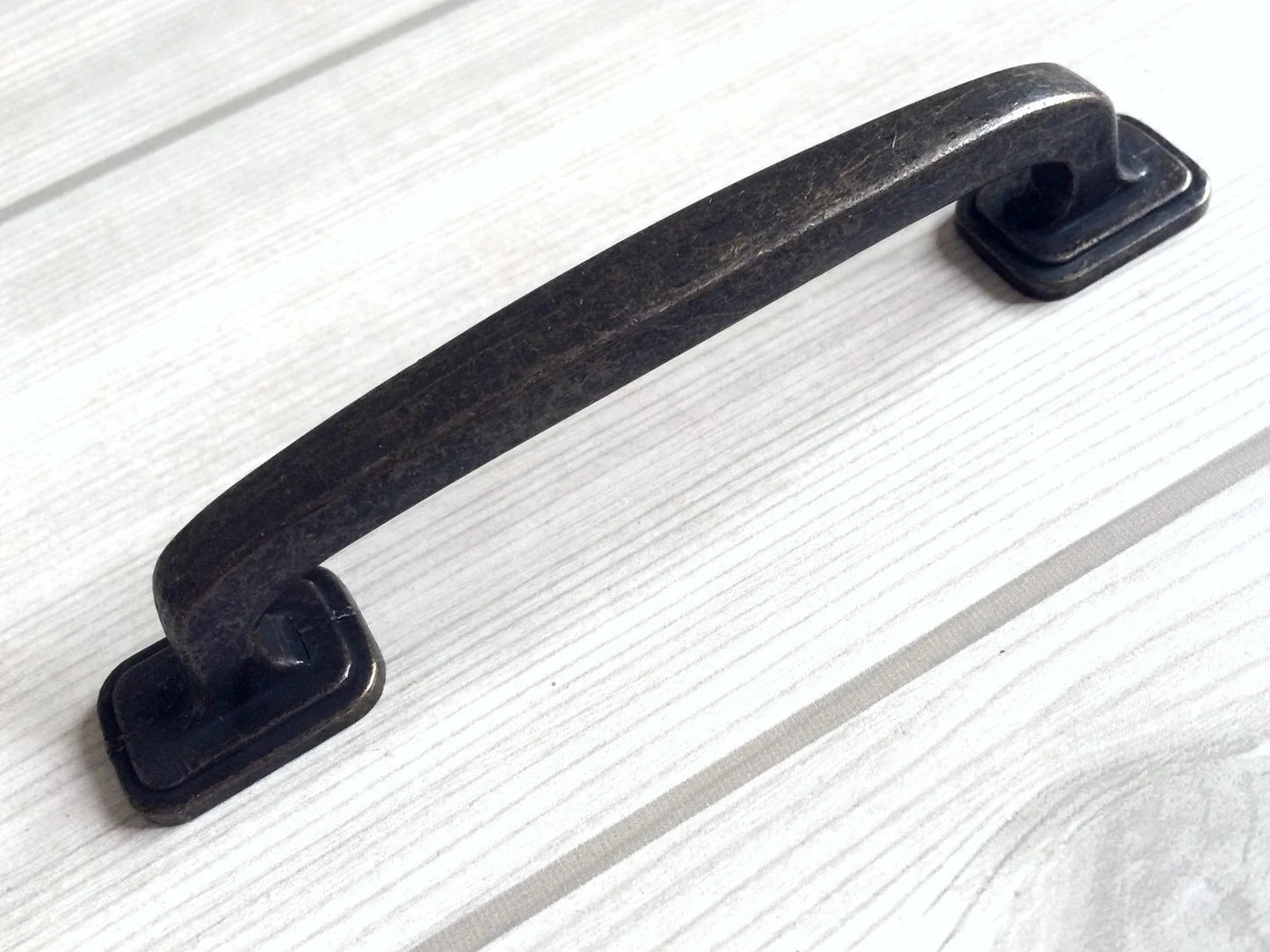 Farmhouse Cabinet Handle & Cup Drawer Pull - Dark Antique Bronze
