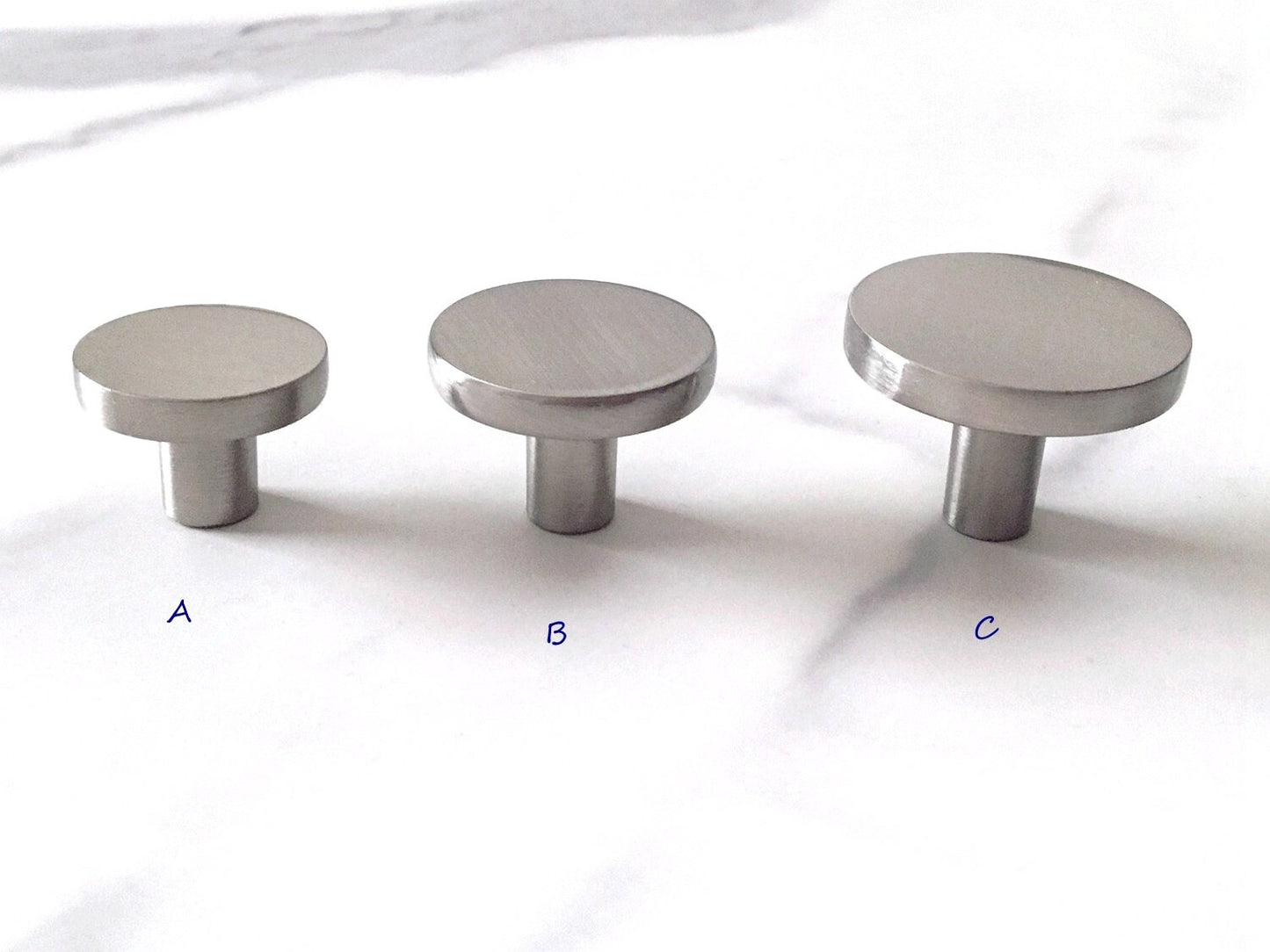 Nickel Drawer Pull Handles, Modern Minimalism Kitchen Cabinet Hardware