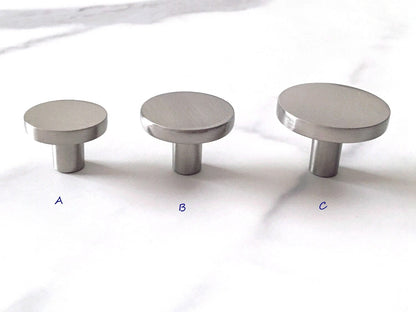 Nickel Drawer Pull Handles, Modern Minimalism Kitchen Cabinet Hardware