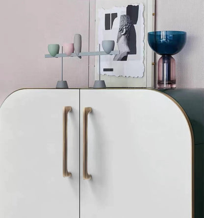 Antique Bronze Cabinet D Handles - 3.75" to 7.5"