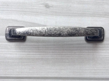 3,5" Cup Pull 4" Centers Antik Zinn Schublade zieht Schrank Griffe